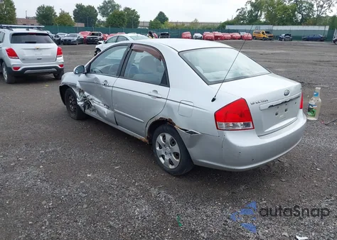 2008 Kia Spectra Ex from USA, damaged, VIN KNAFE122685511580